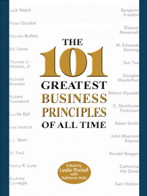 cover image of The 101 Greatest Business Principles of All Time
